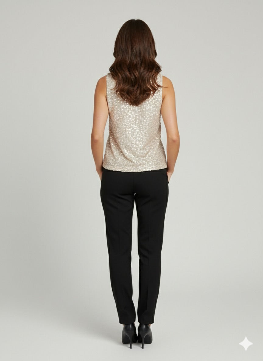 EKOL Pul Payetli Bluz 2858