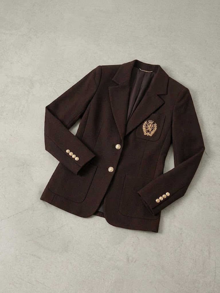 Ekol Kolej Stili Armalı Kruvaze Kesim Blazer 4165