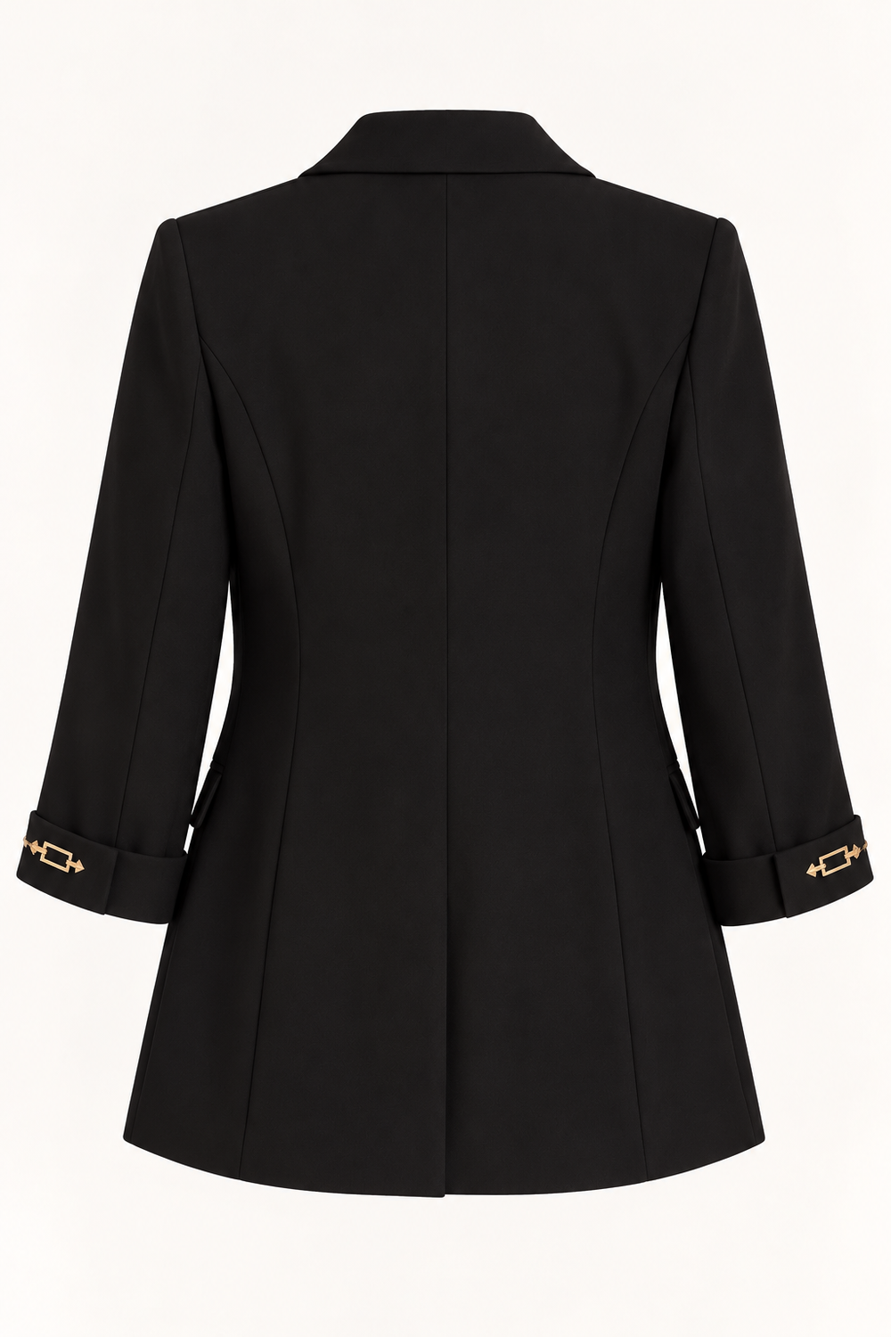 EKOL Kadın Gold Düğme Detaylı Blazer Ceket 4535
