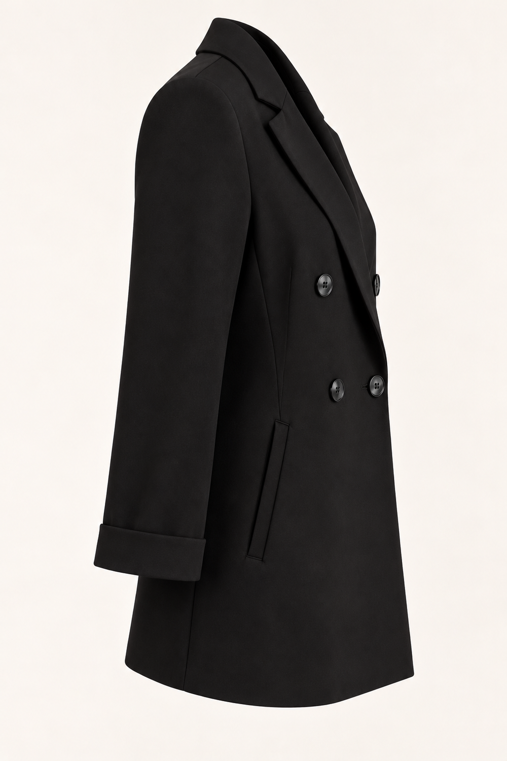 EKOL Kadın Kruvaze Blazer Ceket 4585
