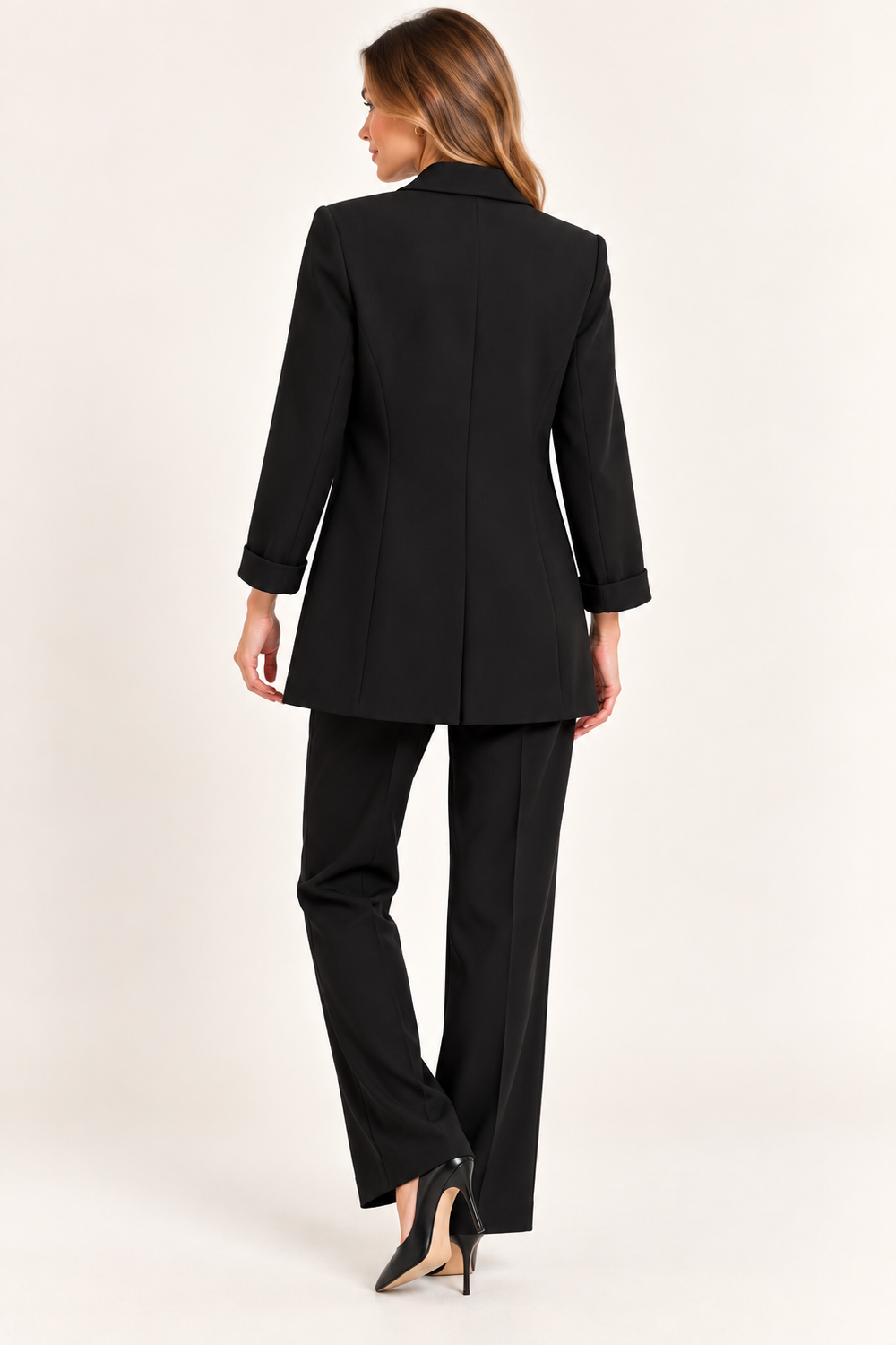 EKOL Kadın Kruvaze Blazer Ceket 4585