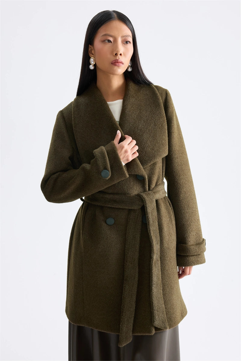 EKOL Beli Kuşaklı Peluş Kaban 8011