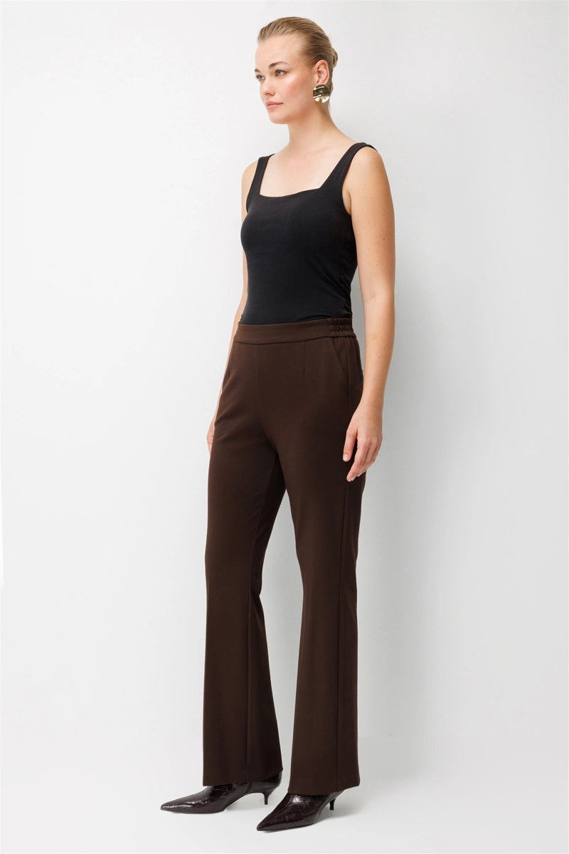 EKOL Beli Lastikli Bol Paça Pantolon 4187