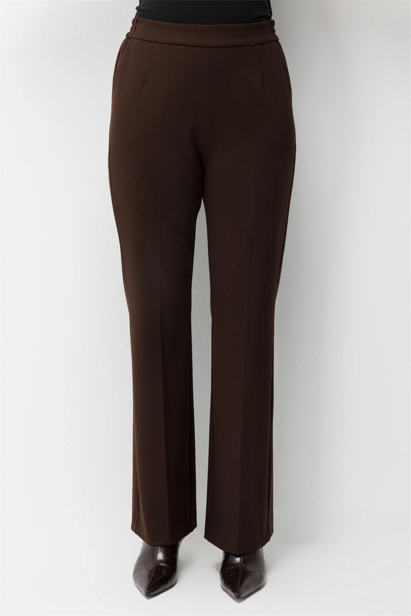 EKOL Beli Lastikli Bol Paça Pantolon 4187