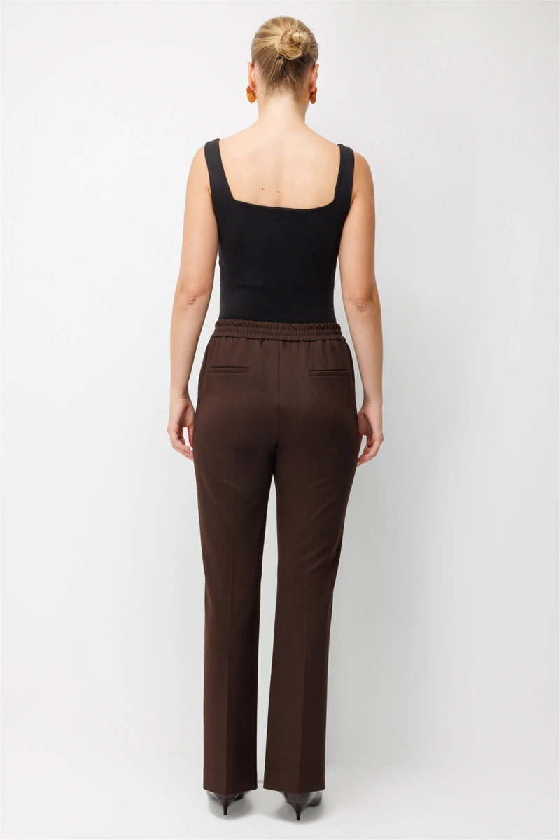 EKOL Beli Lastikli Bol Paça Pantolon 4187