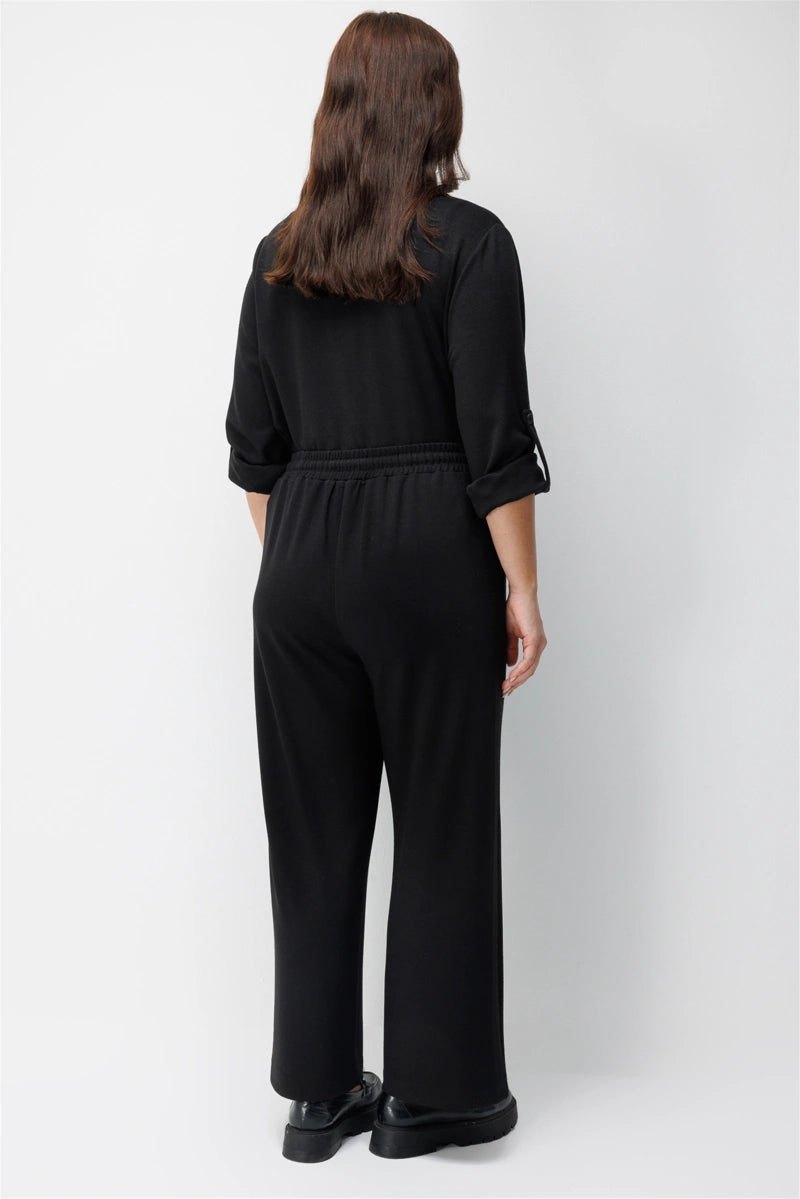 EKOL Beli Lastikli Bol Paça Pantolon 4599