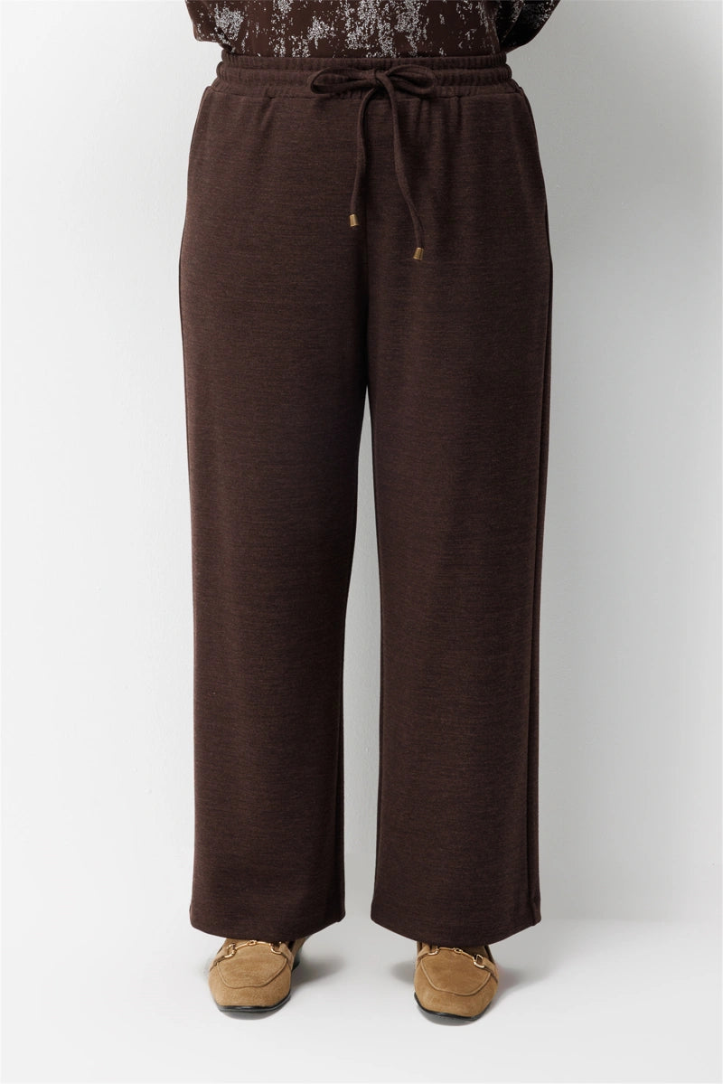 EKOL Beli Lastikli Bol Paça Pantolon 4599