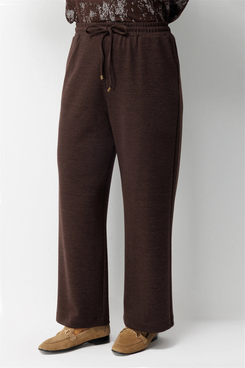 EKOL Beli Lastikli Bol Paça Pantolon 4599