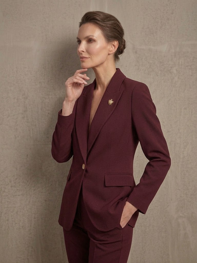 EKOL Tek Düğmeli Klasik Blazer Ceket 4505