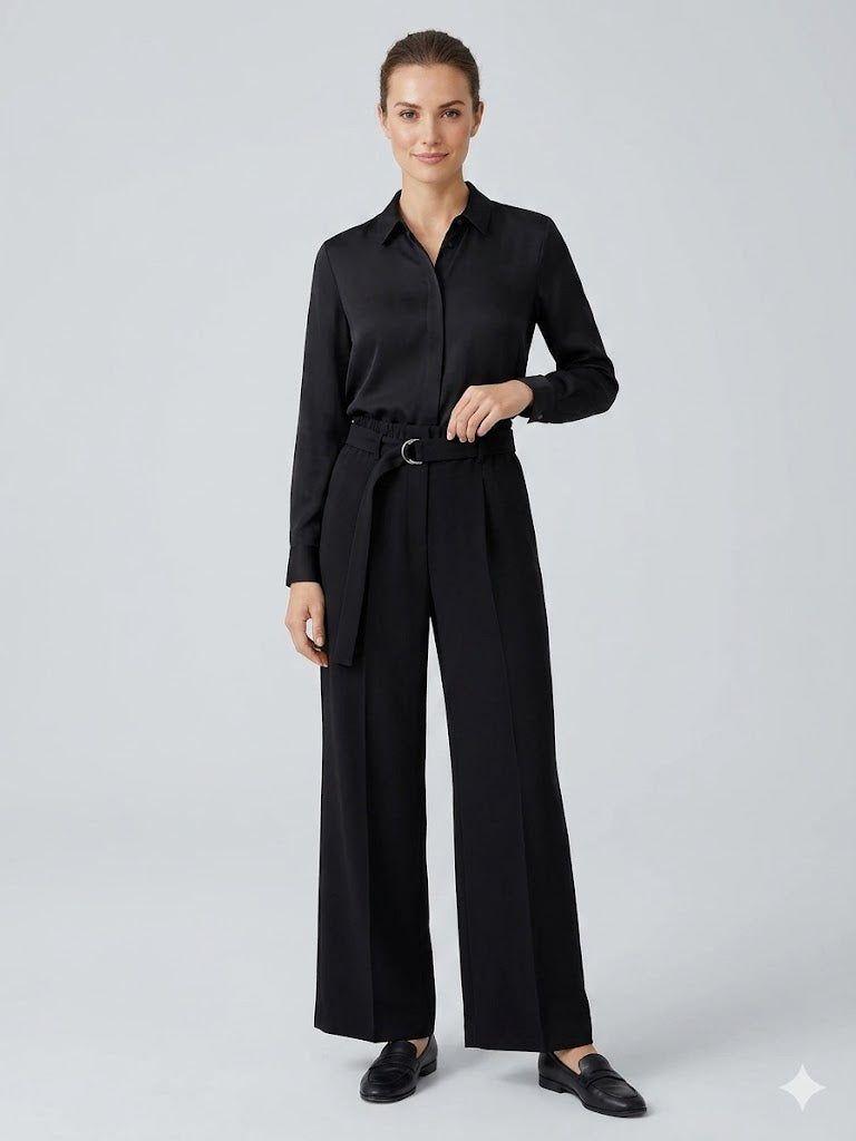 CENTİLMEN Beli Kemerli Pantolon 5015