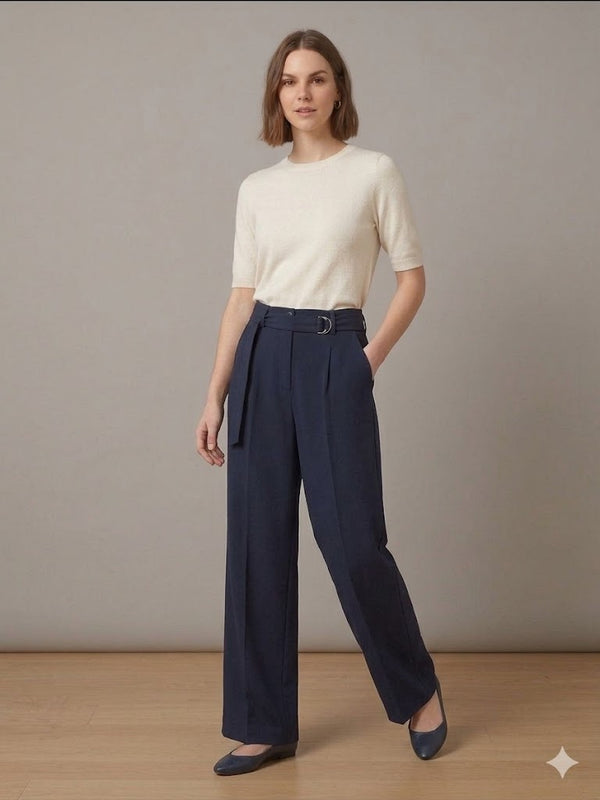 CENTİLMEN Beli Kemerli Pantolon 5015