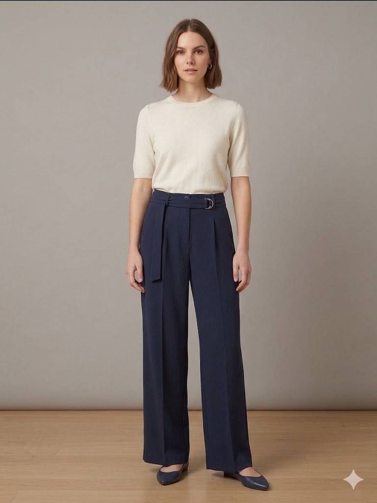 CENTİLMEN Beli Kemerli Pantolon 5015