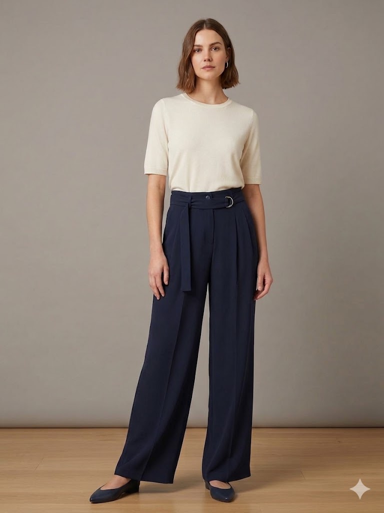 CENTİLMEN Beli Kemerli Pantolon 5015