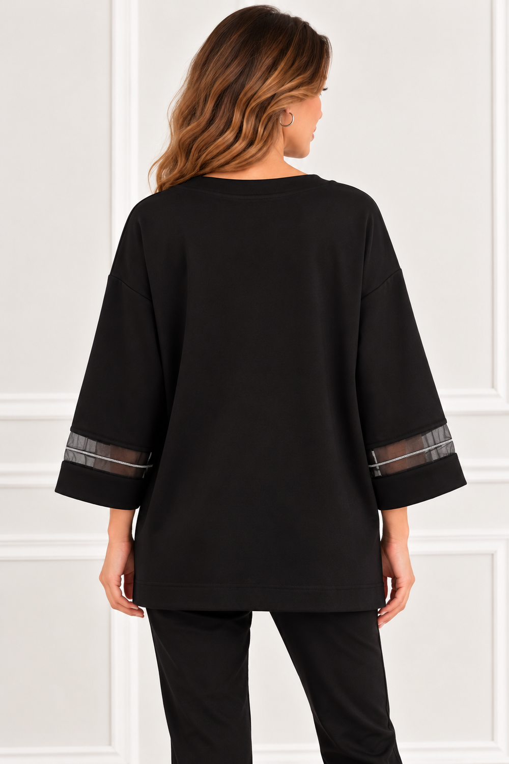 FEVER File Detaylı Cepli Oversize  BLUZ 14001