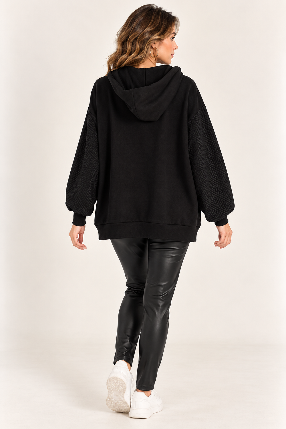 FEVER Gold Düğme Detaylı Kapüşonlu Sweatshirt 14036