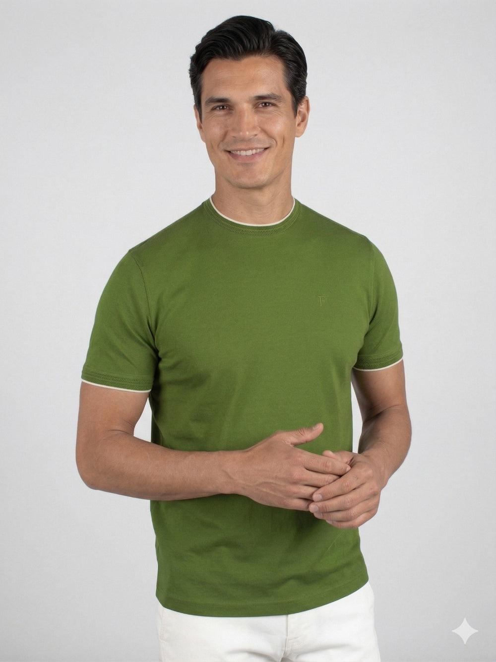 FORMENTİ Fit Yaka Detaylı Merserize 1543