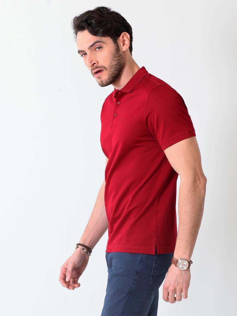 FORMENTİRegular Fit Merserize  Polo Yaka Tişört 6035