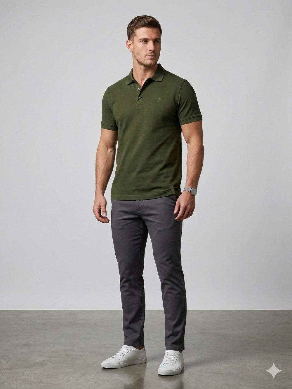 FORMENTİRegular Fit Merserize  Polo Yaka Tişört 6035