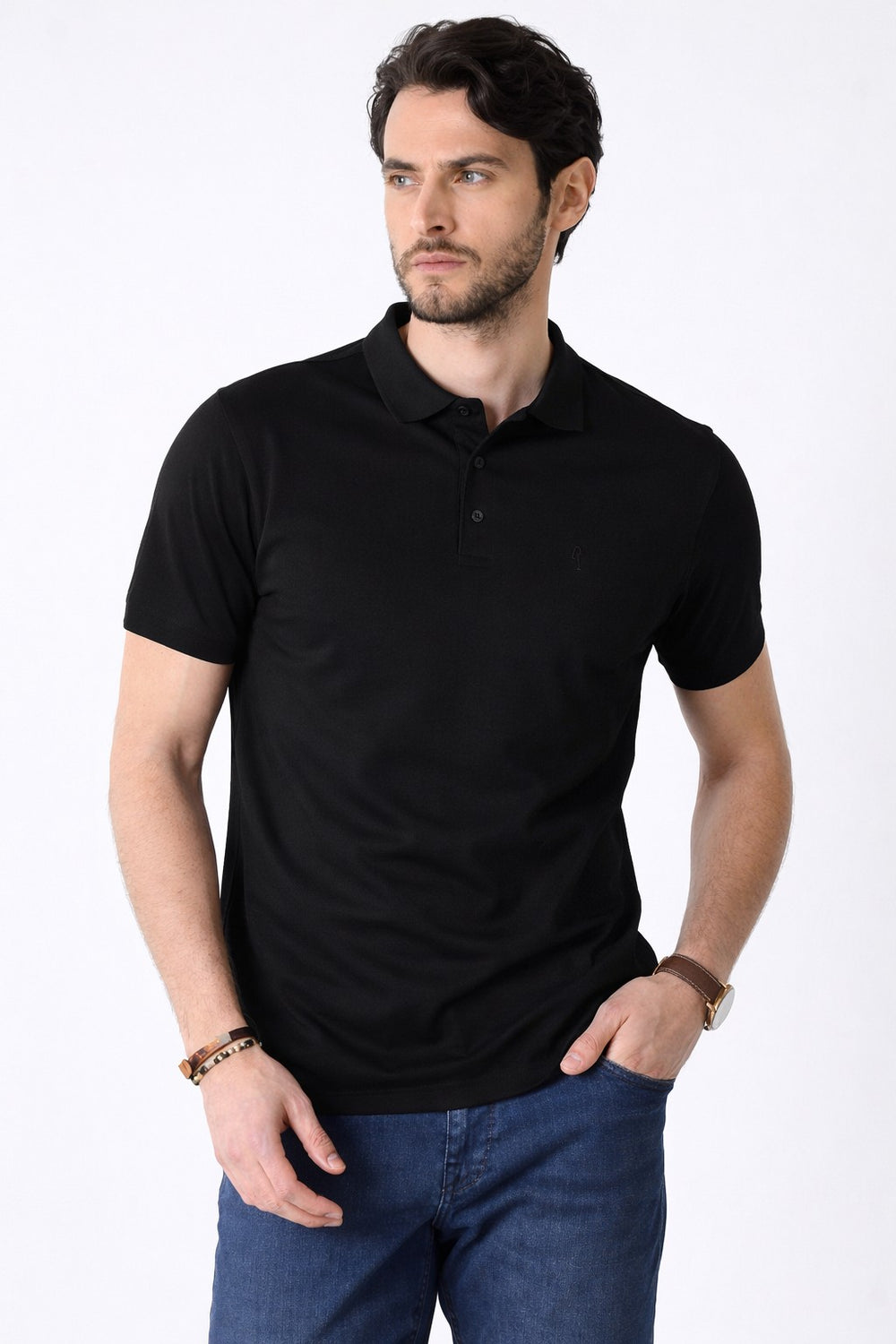 FORMENTİRegular Fit Merserize  Polo Yaka Tişört 6035