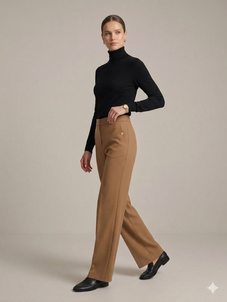 GİLDA Klasik Bol Paça Pantolon 03504