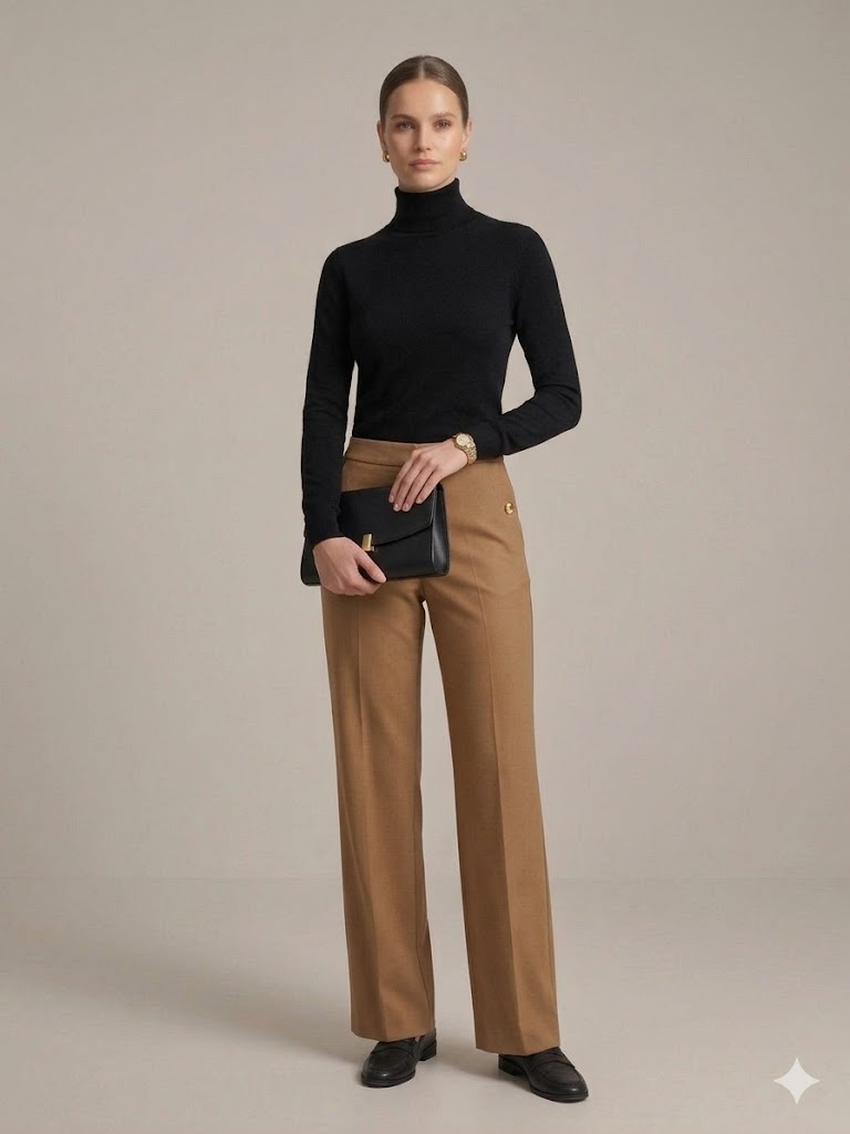 GİLDA Klasik Bol Paça Pantolon 03504
