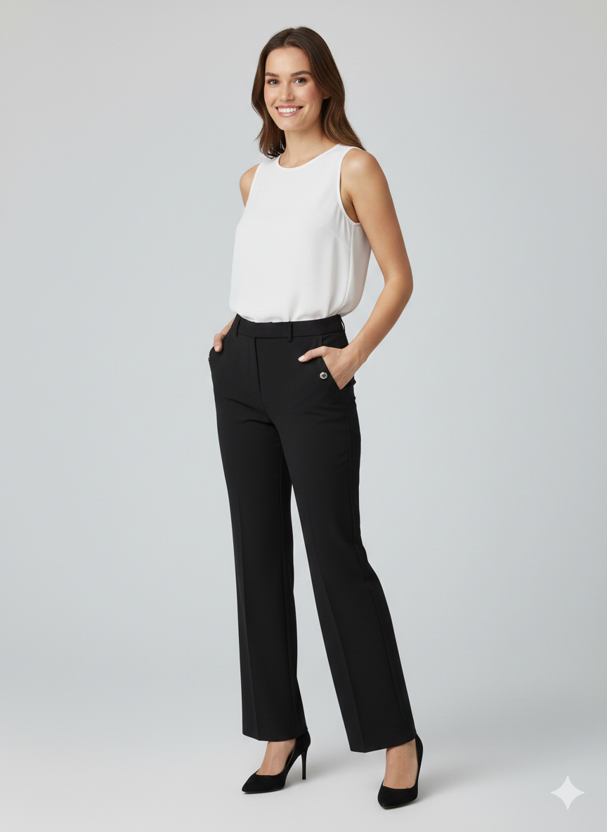 GİLDA Klasik Bol Paça Pantolon 03504