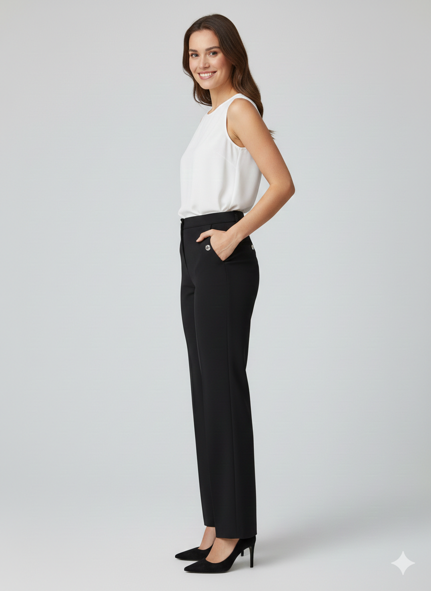 GİLDA Klasik Bol Paça Pantolon 03504