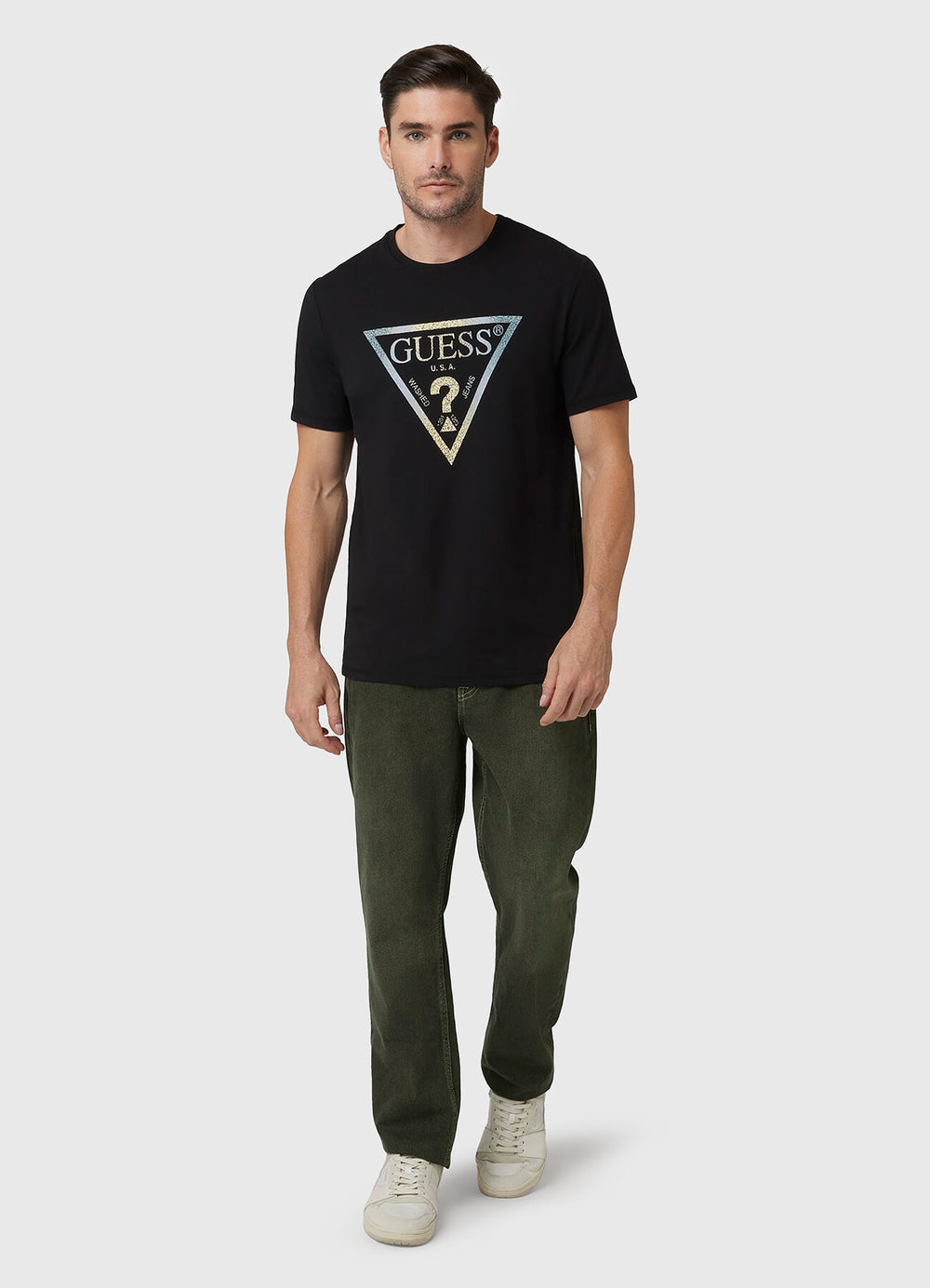 GUESS Üçgen Logolu T-Shirt M4BI35J1314