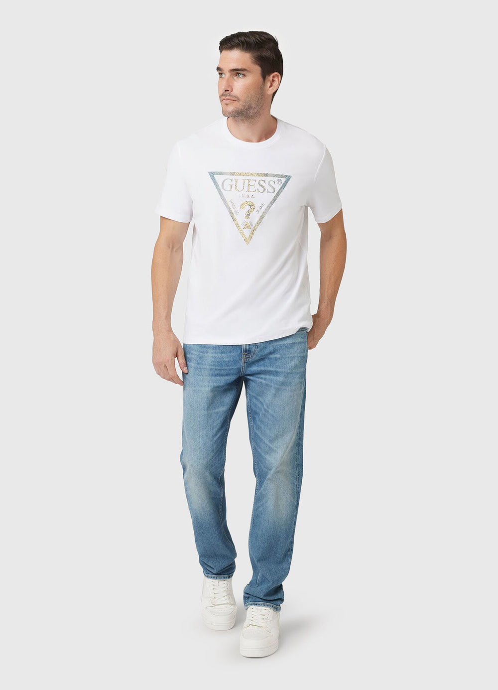 GUESS Üçgen Logolu T-Shirt M4BI35J1314