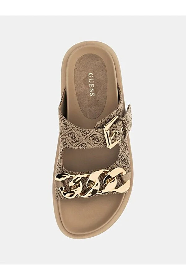 GUESS 4G Logolu Kadın Terlik FL6FT2FAL03