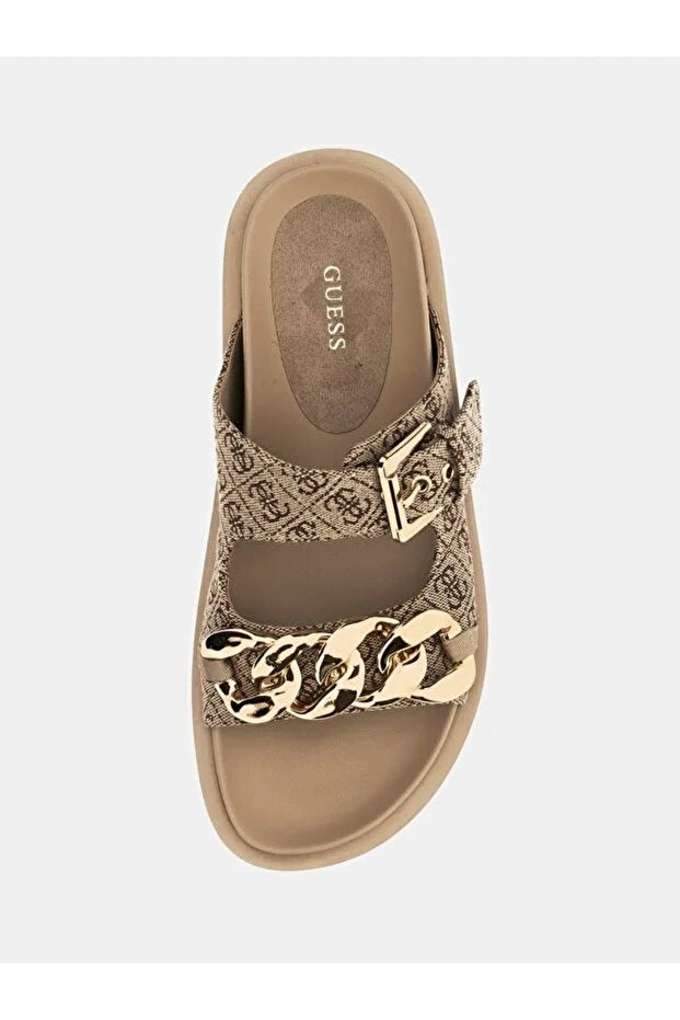 GUESS 4G Logolu Kadın Terlik FL6FT2FAL03