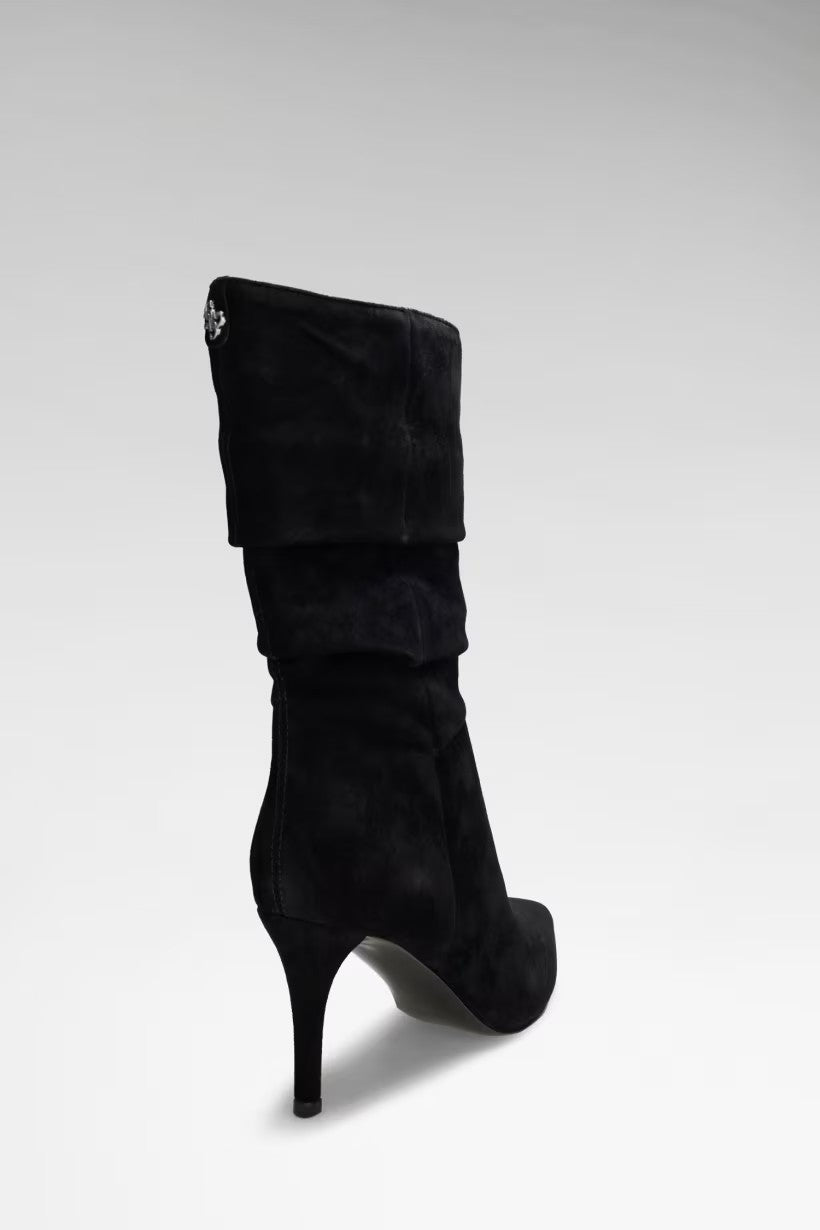 GUESS Süet Logolu Çizme FLFCRLSUE11