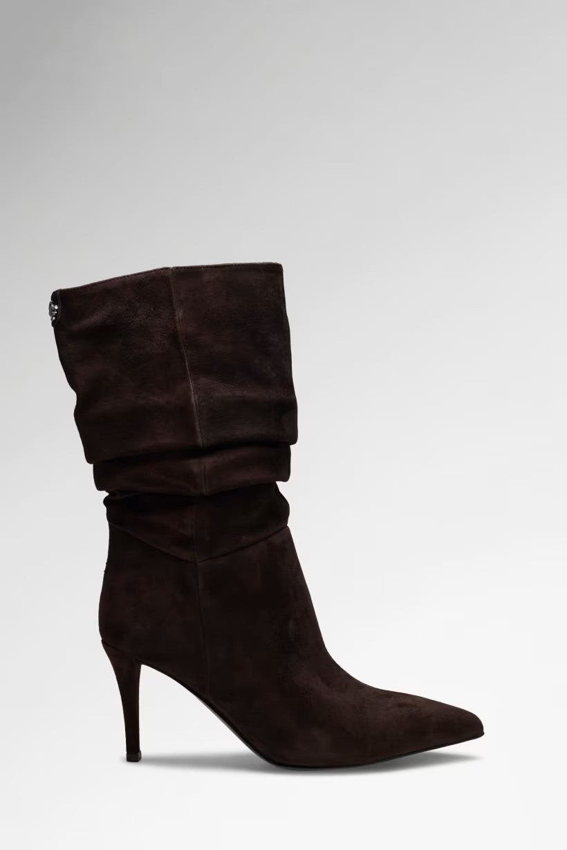 GUESS Süet Logolu Çizme FLFCRLSUE11