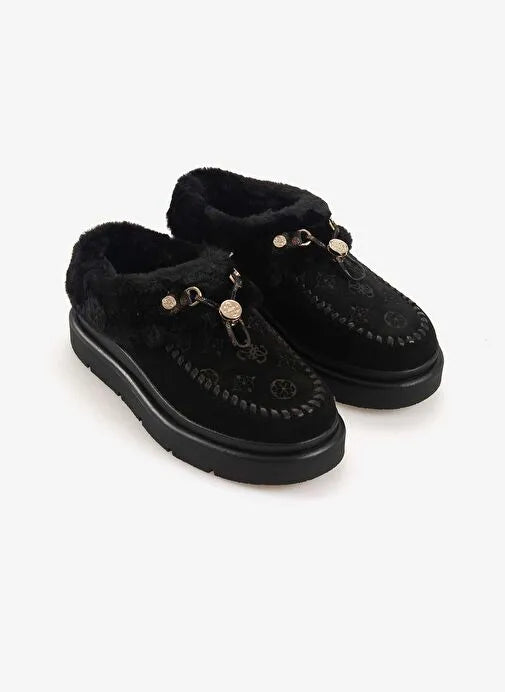 GUESS Guess Kadın Vegan Süet Sabo Terlik FLFKEYLEA19