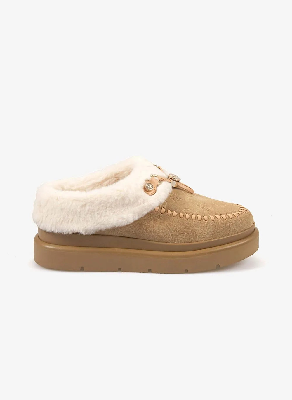 GUESS Guess Kadın Vegan Süet Sabo Terlik FLFKEYLEA19