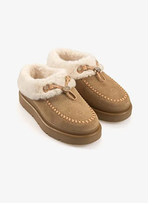GUESS Guess Kadın Vegan Süet Sabo Terlik FLFKEYLEA19
