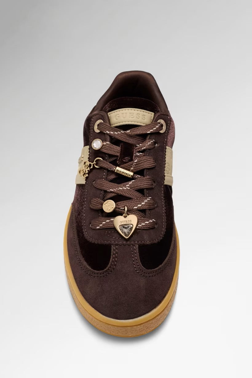 GUESS Kadife Spor Ayakkabılar FLFN2AFAB12