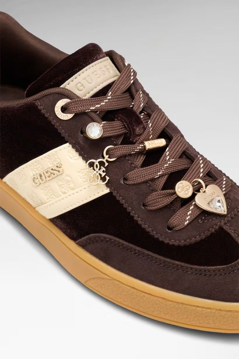 GUESS Kadife Spor Ayakkabılar FLFN2AFAB12