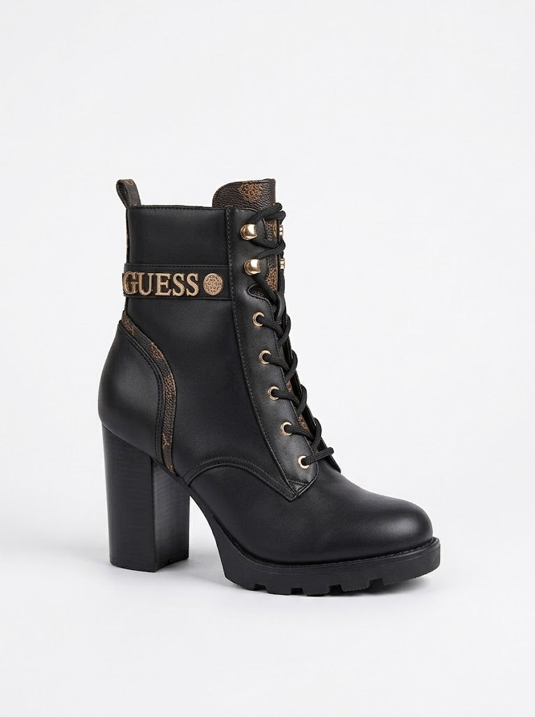 GUESS Kalın Topuklu Bağcıklı Bot  FLFNEEELE10