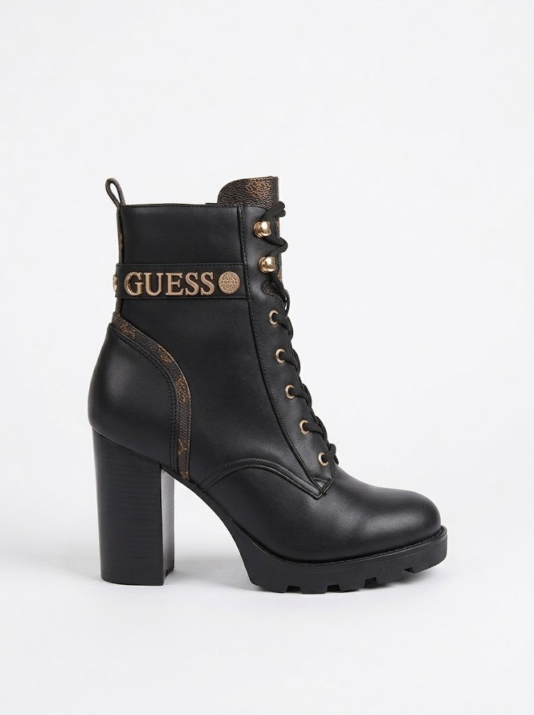 GUESS Kalın Topuklu Bağcıklı Bot  FLFNEEELE10