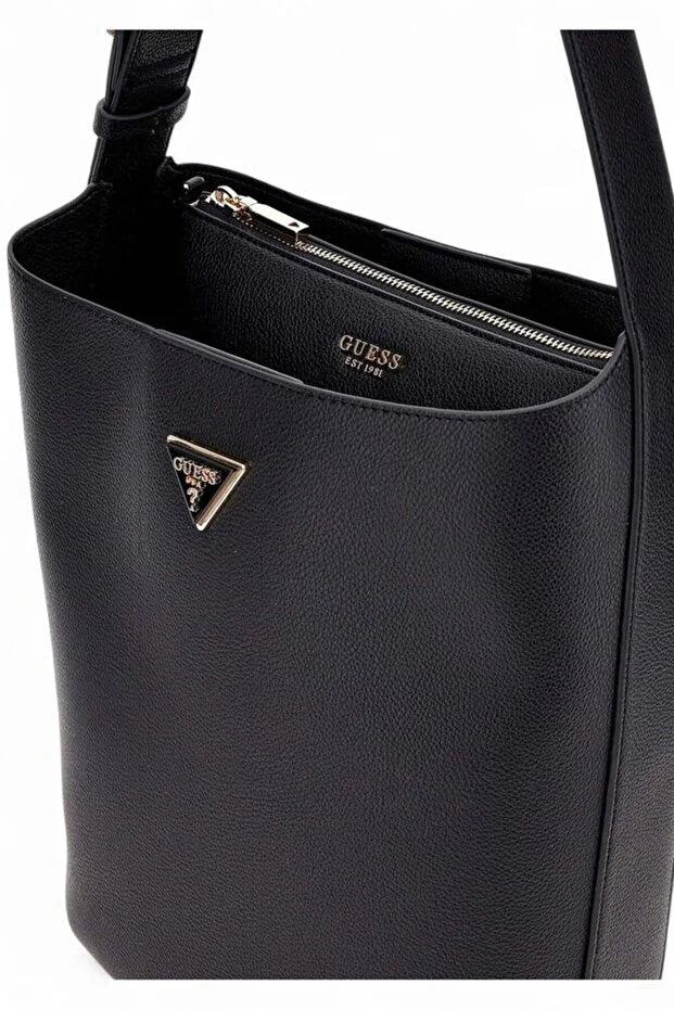 GUESS Meridian II Siyah Kadın Omuz Çantası HWBG6974040