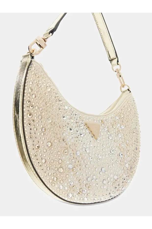 GUESS Tasmin Taş Detaylı Hobo Çanta HWEG9931720