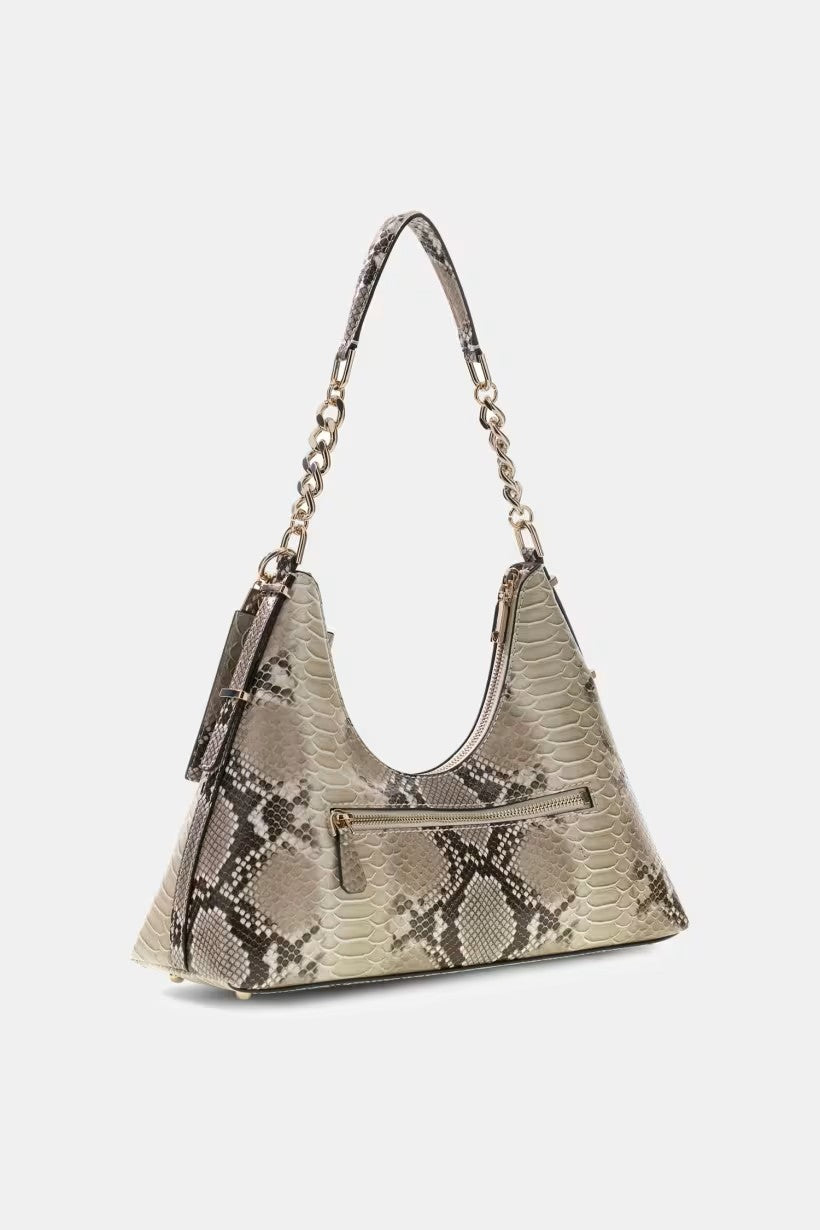 GUESS  Yvonne Animalier Baskılı Hobo Çanta HWKG2329010