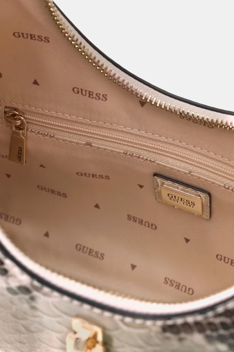 GUESS  Yvonne Animalier Baskılı Hobo Çanta HWKG2329010