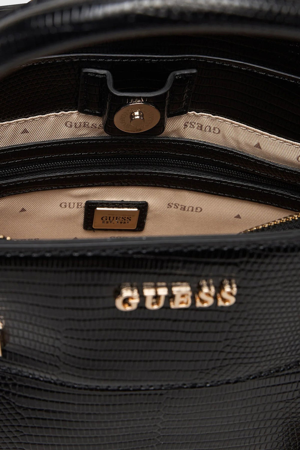 GUESS Melinda Hayvan Desenli El Çantası HWKL9933060