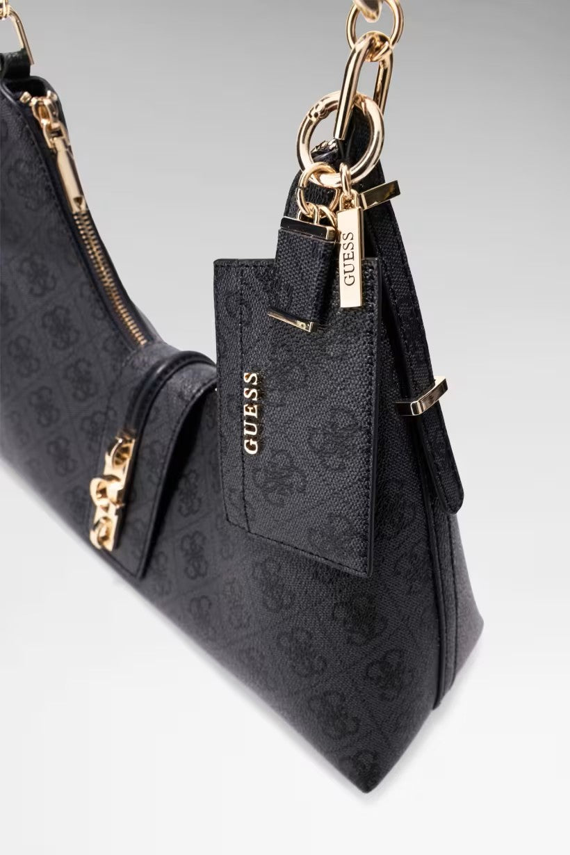 GUESS Yvonne Logo Hobo Çanta HWSG2378010
