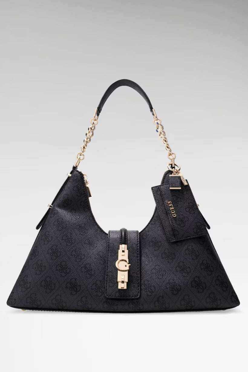 GUESS Yvonne Logo Hobo Çanta HWSG2378010