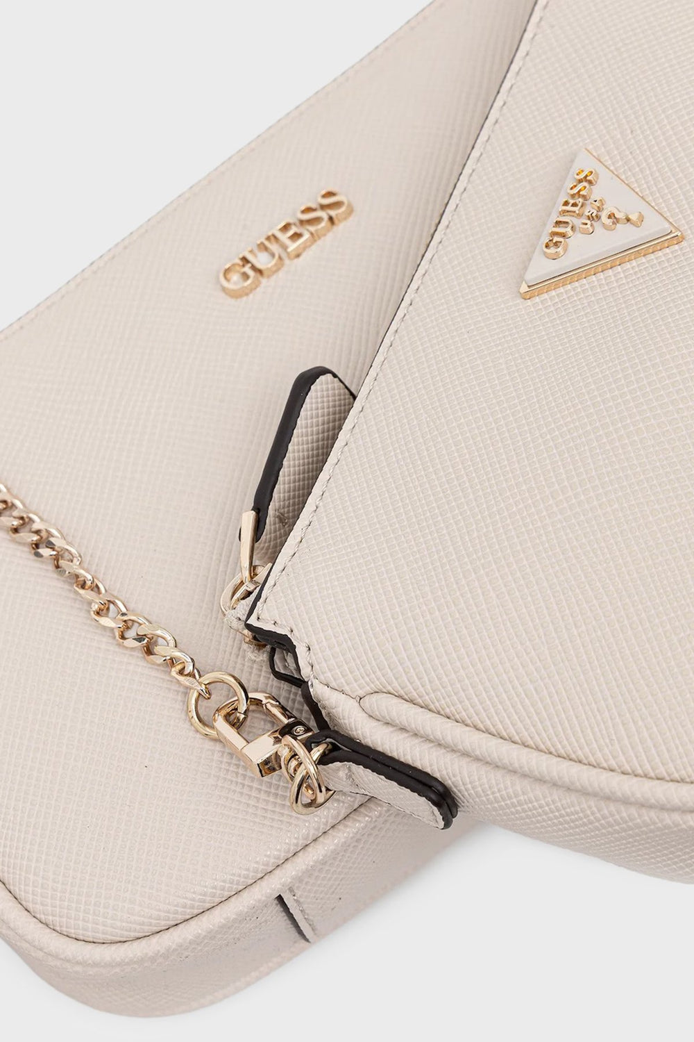 GUESS Noelle Logolu Çıkarılabilir Akılı Zincir Detaylı Çanta HWZG9672710