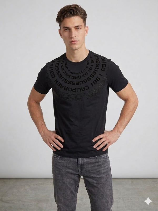 GUESS Erkek Casual Slim Fit Kısa Kollu Tişört Z4RI09JR06K