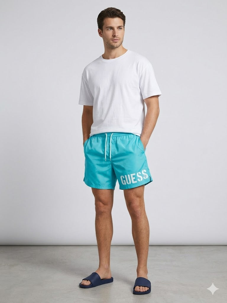 GUESS Erkek Deniz Şortu Mayo F4GT28WG292